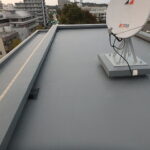 屋上防水工事　施工完了